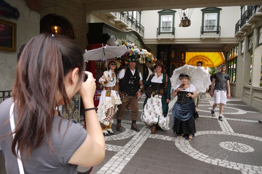 Hinstellen, lächeln, Klick... bitte, gern geschehen