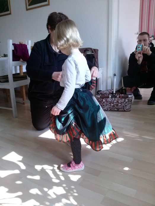 Endlich! Die erste Anprobe!